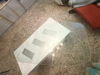 Tablero de mesa de cristal