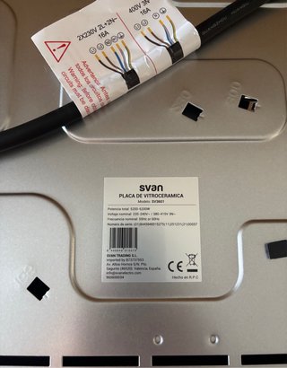 Piani cottura Vitrocerámica Svan SV3601