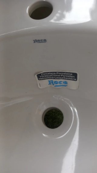 Lavabo Roca Blanco con Grifo Monomando Nuevo