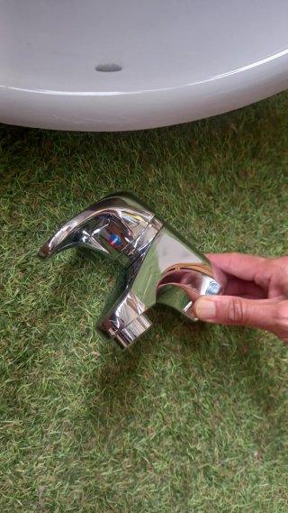Lavabo Roca Blanco con Grifo Monomando Nuevo