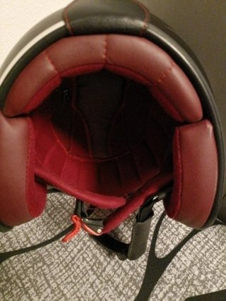 Casco negro mate