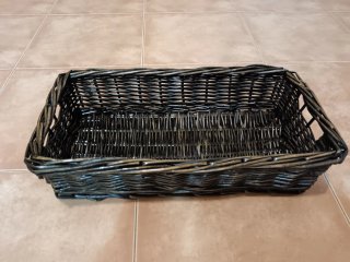 Juego de 2 cestas de mimbre