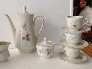 Servizio porcellana vintage rose
