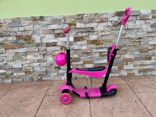 Patinete infantil convertible 5 posiciones
