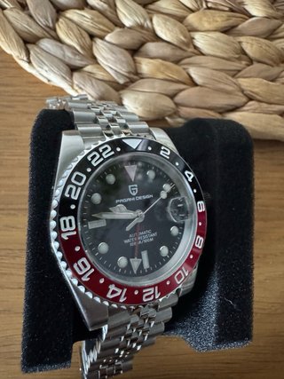 Reloj Pagani Design GMT Negro y Rojo