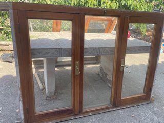 Ventanas madera pino oregon antiguas
