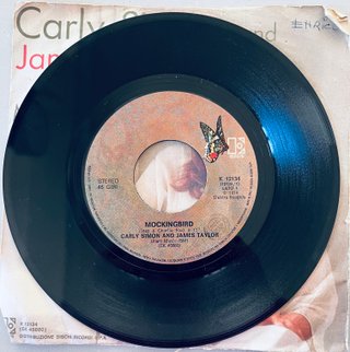 Vinile 45 giri Carly Simon James Taylor 1974