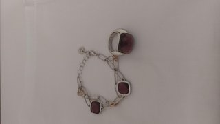 Conjunto Viceroy Anillo y Pulsera Morado