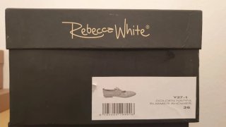 Scarpe basse Rebecca Pelle Ghiaccio Tg 36