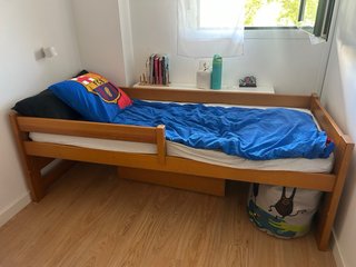 Cama nido madera maciza