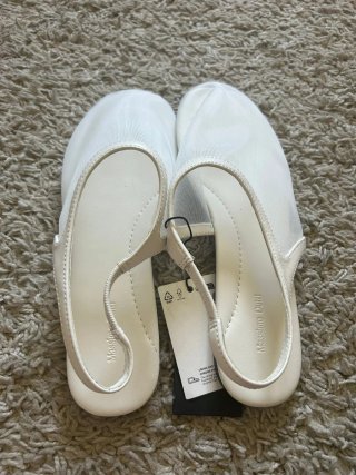 Bailarinas slingback Massimo Dutti blancas