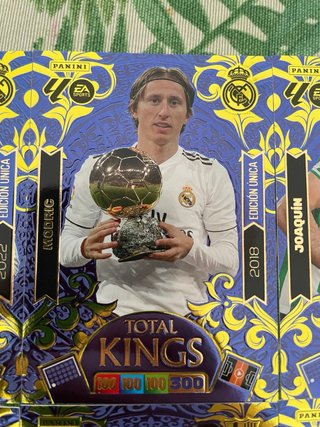 6 Cartas Panini Total Kings Fútbol