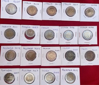 Monedas 2€ conmemorativas varios paises