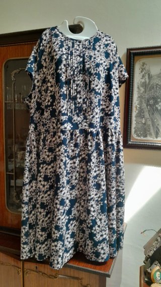 Vestito Asos floreale blu e bianco taglia unica