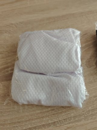 Camiseta interior de malla blanca