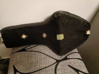Asiento negro para moto