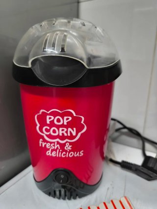 Máquina Palomitas Eléctrica Roja