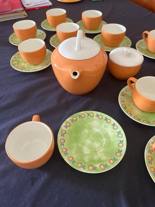 Juego de café tetera y azucarero