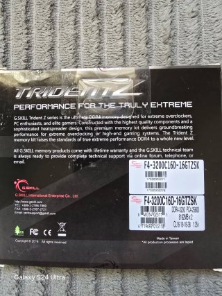 G.Skill TridentZ DDR4 16GB (2x8GB) 3200MHz