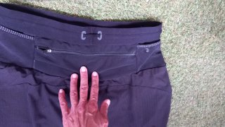 Falda trail negra Evadict con malla
