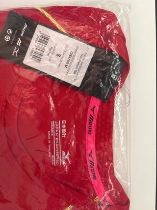 Camiseta Mizuno Mujer Talla S Roja