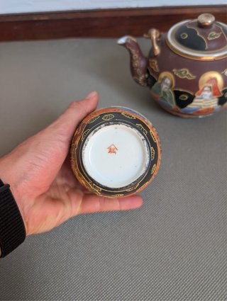 Juego té antiguo Satsuma oriental