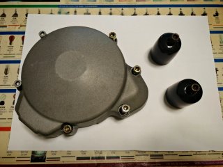 Tapa stator y contrapesos manillar