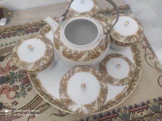 Set Tè Giapponese Vintage Porcellana