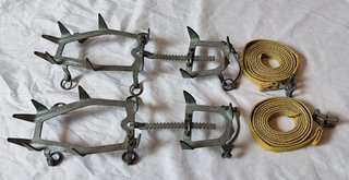 CRAMPONES SALEWA AÑO 70 ALPINISMO MONTAÑA ESCALADA