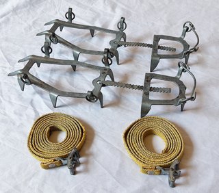 CRAMPONES SALEWA AÑO 70 ALPINISMO MONTAÑA ESCALADA