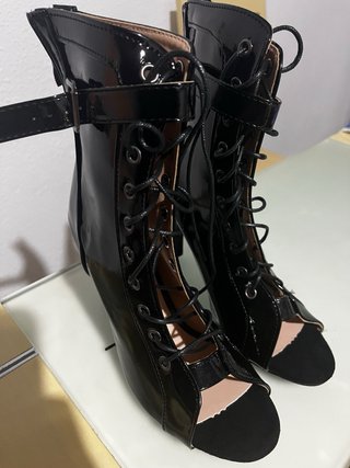 Botines de baile con cordones
