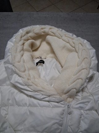 Piumino Motivi tg 38 bianco