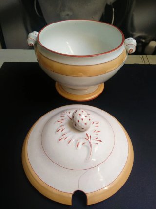 Antiguo Juego Vajilla Cerámica S.M.& Co 6 Piezas