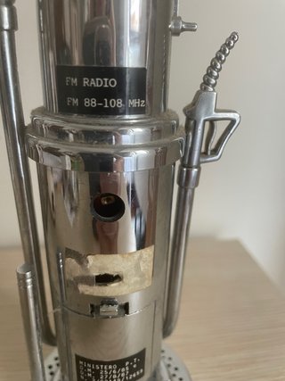Radio surtidor gasolina adorno
