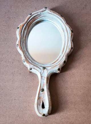 Specchio da toeletta legno Stile Vintage