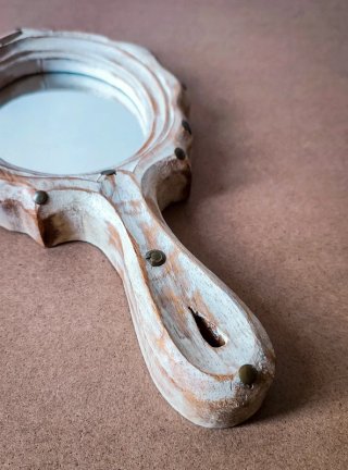 Specchio da toeletta legno Stile Vintage