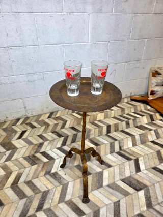 Mesita Martini Dorada antigua