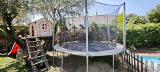 Cama elástica infantil muy grande