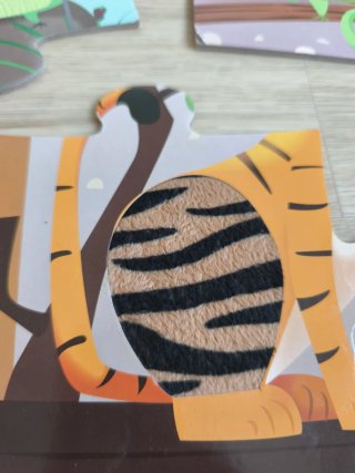 Puzzle Táctil Gigante Janod Animales