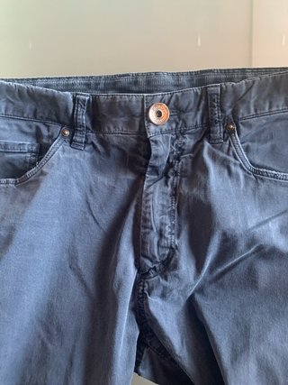 Pantaloni Guess Marciano cotone blu
