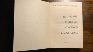 Sangre sobre Capas Blancas. Heliodoro del Niño