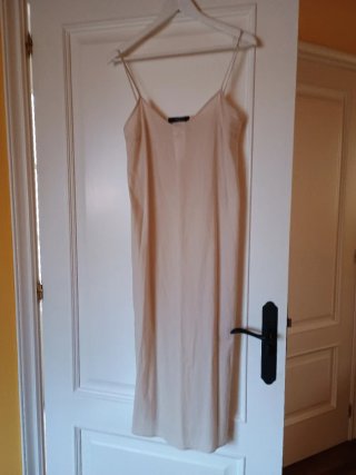 Vestido largo Max Mara crema talla 34