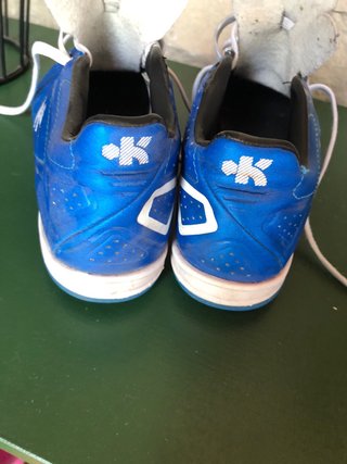 Botines de fútbol Kipsta azules