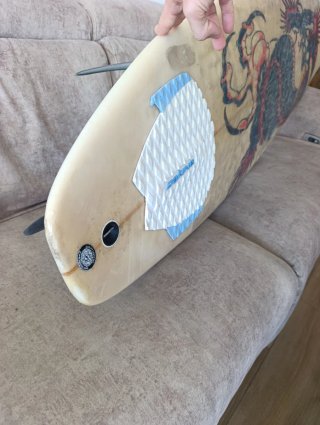 Tabla de surf full & cas 6'3 pies fibra