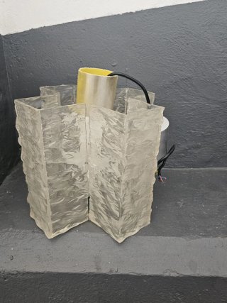 Lámpara Vintage Plástico Transparente