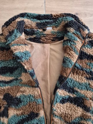 Chaqueta borreguito camuflaje
