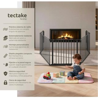 Reja de seguridad para niños y perros - Tectake