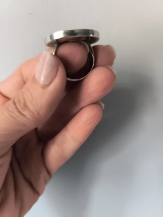 Anillo Plata y Piedra Natural
