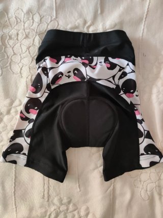 Conjunto Ciclismo Panda Niña talla M.