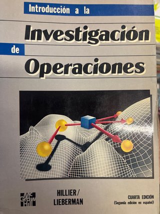 Introducción a la investigación de operaciones